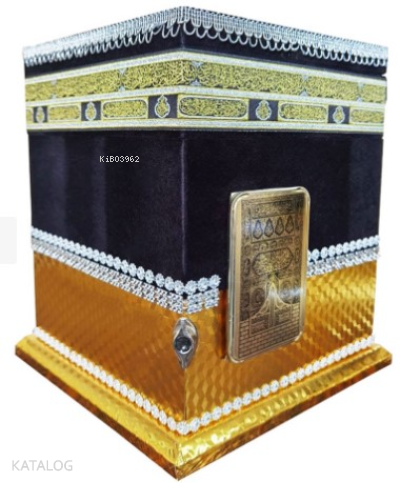 2 Kademeli Kabe Hafız Boy Kutulu Kuran-ı Kerim(kod:391TGOLD)