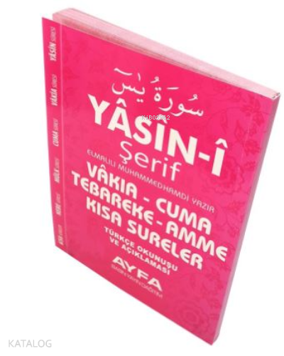 Çanta Boy Türkçeli Yasin Pembe (kod:094P)