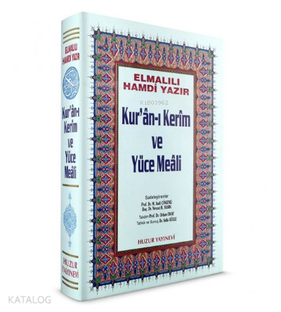 Kuran-ı Kerim ve Yüce Meali - Küçük Boy; Hafız Osman Hatlı - 1