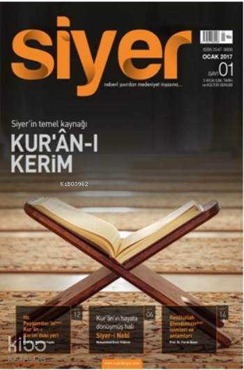 Siyer İlim Tarih ve Kültür Dergisi 1 Sayı; Sayı 1